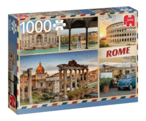 Puzzle Jumbo X 1000 Piezas Saludos Desde Roma. 18862