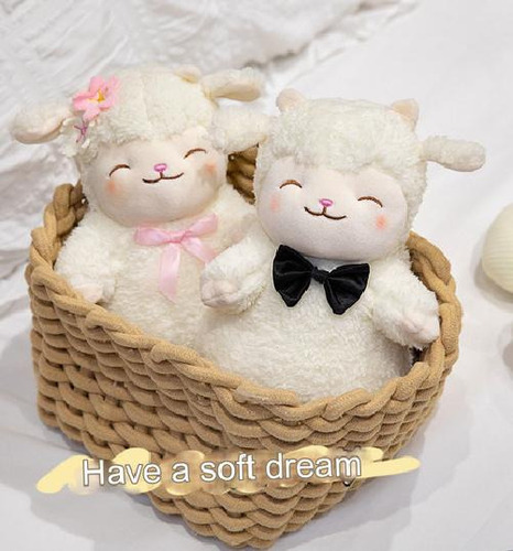 Bem-vindo À Minha Loja. 1pcs Corderito Dama Cordero Peluche
