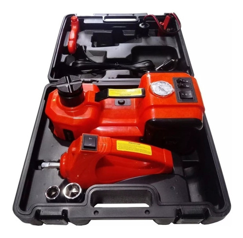 Kit Emergencia Kushiro: Inflador, Crique Y Llave Impacto 12v