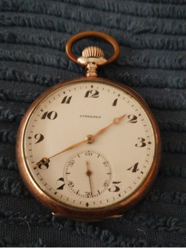 Antiguo Y Gran Reloj De Bolsillo  Labrador Swiss No Envío 