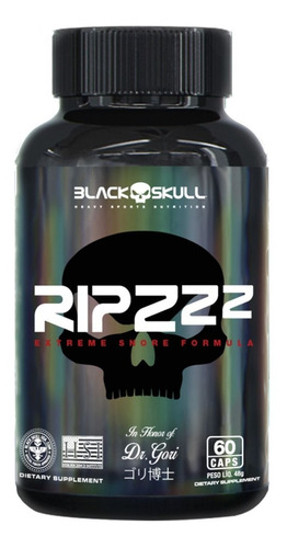 Triptofano Ripzzz - Black Skull - Precursor Da Serotonina