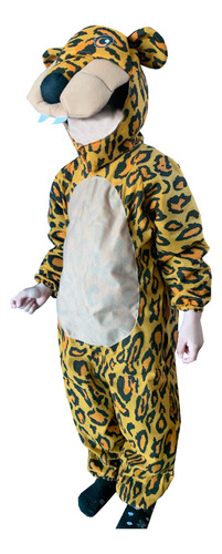 Disfraz Jaguar Primavera Leopardo Animal Niño Traje Felino