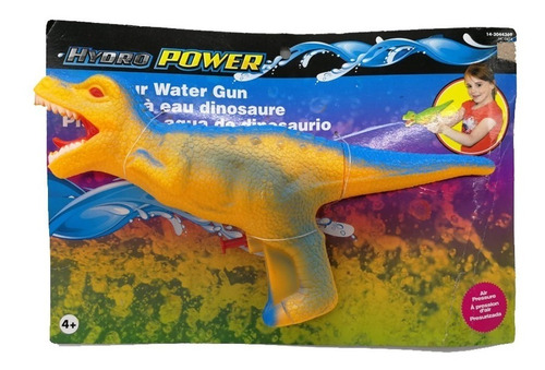Pistola De Agua Dinosaurio Presurizada Hydro Power Mc0474