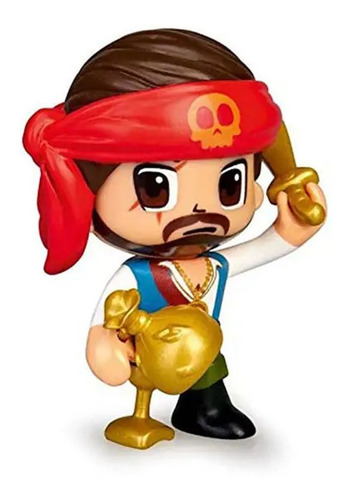 Imagen 2 de 6 de Pinypon Accion Muñeco Piratas Con Accesorios 10 Cm
