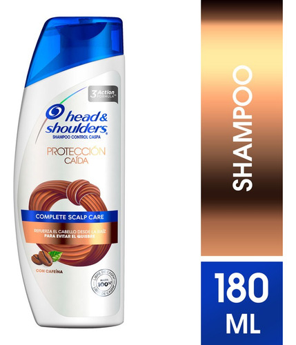 Head & Shoulders Shampoo Proteccion Caida Con Cafeina X 180