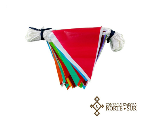 Banderines Multicolor 100 Mts Largo