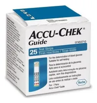 Comprar Tiras Reactivas Accu Chek Guide X 25 Tiras Color Blanco Blanco