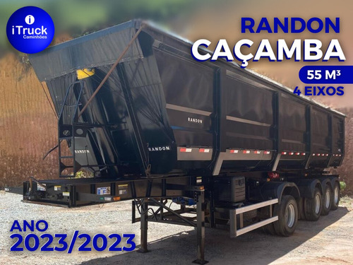 Carreta Randon 4 Eixos Caçamba 55 M3 Ano 2023/2023 = Noma