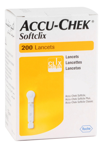 Lancetas Accu-chek Softclix 28g Caja X200 Roche Oferta