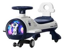 Comprar Carro Montable Patinete Cuatro Ruedas Cápsula Espacial Niños Color Blanco Carrito Infantil Ele-Gate JUG.NNC02