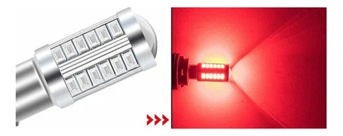 Kit 2 De Luces Led Rojo Freno Doble Contacto Auto Moto.