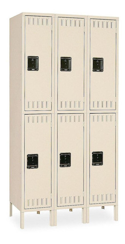 Lockers Ind - 2 Puertas De Alto, Ensamb, 114x46cm, Canela