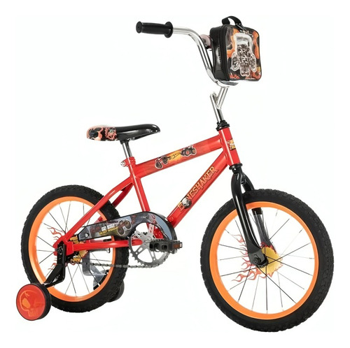 Bicicleta Infantil R16 Hotwheels Freno De Pedal