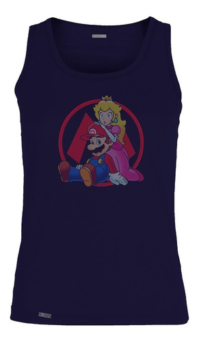 Camiseta Esqueleto Mario Y La Princesa Peach  Hombre Sbo