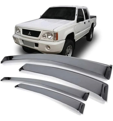 Calha De Chuva Mitsubishi L200 Gls 4p 93/07