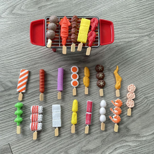 Juego De Cocina Simulación De Barbacoa Para Niños 28 Piezas