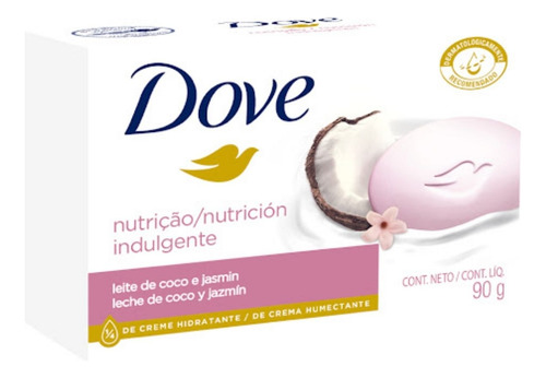 Jabón Dove Coco Y Jazmín 90g - g a $72