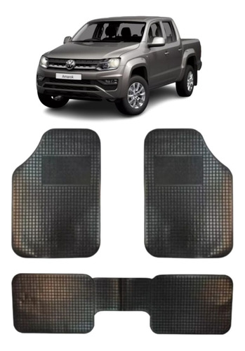 Cubre Alfombra 3 Piezas Volkswagen Amarok 2010 A 2024