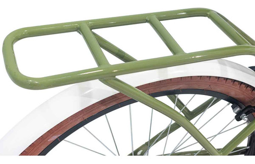 Bicicleta Veloci Amsterdam City Rodada 26 Verde Tamaño del cuadro L