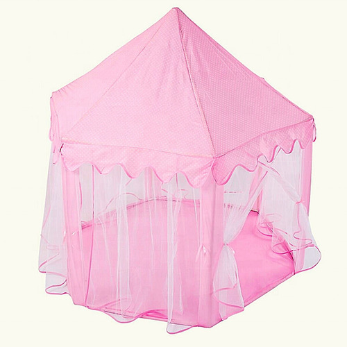 Imagem 3 de 8 de Barraquinha Infantil Tenda Rosa Menina Toca Cabaninha