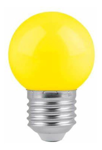 Combo X10 Led Gota Color Amarillo Opal Lámpara 1w Decorativa