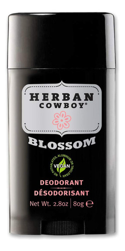 Herban Cowboy - Desodorante Natural Para Ella, Flor En Barr