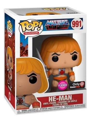 Funko Box Master Of The Universe He-man Flocked