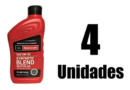 Aceite Genuino Ford Motorcraft® Sae 5w30 (4 Unidades)