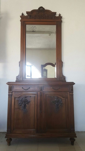 Mueble Con Espejo Frances Antiguo