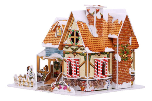 Maqueta De Juguete Para Construir Una Cabaña, Rompecabezas T