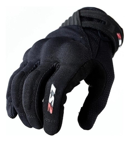 Guantes Ls2 Dart 2 Mujer Lady Dama Touch Color Negro Talle L