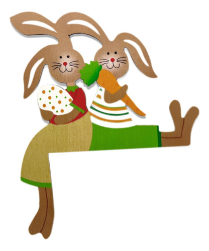 Señal De De Madera Decoración De Pascua Para