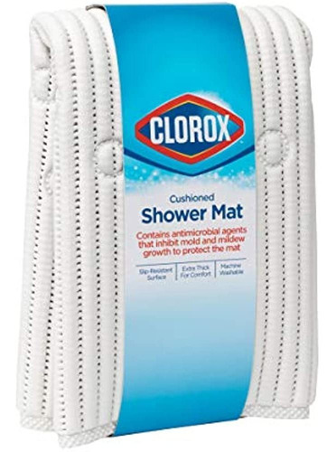 Duck Brand 285343 Alfombrilla De Ducha Acolchada Clorox, 21 