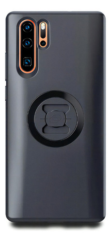 Capa para celular Huawei P30 Pro com soquete Sp Connect, cor preta sólida