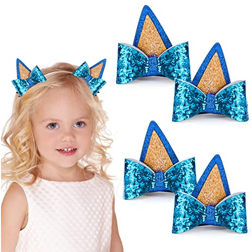 Baborui 4pcs Clips De Pelo Rubio Para Niñas, Clips 61l8l