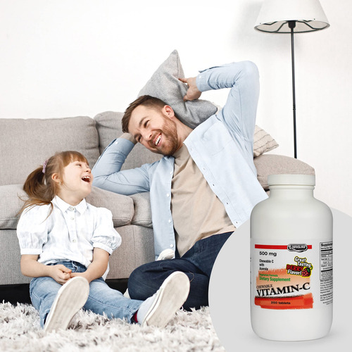 Landau Caramelo Masticable Vitamina C 500mg 100 Tabletas