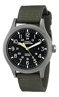 Timex | Reloj Hombre | T499619j | Original Color de la correa Verde oscuro Color del bisel Gris Color del fondo Negro