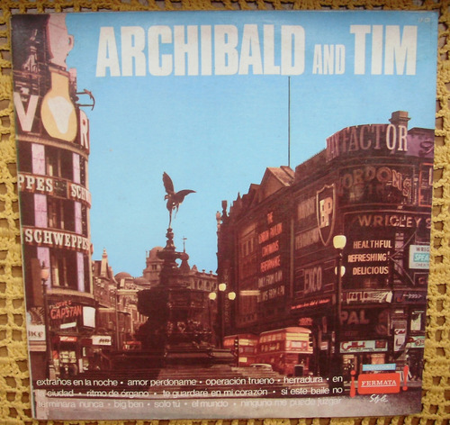 Archibald And Tim / Archibald And Tim 1967 - Lp Vinilo Promo