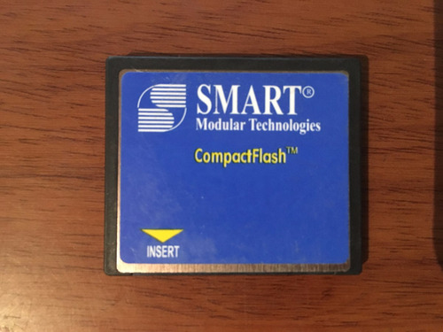 Memoria Compacflash Grado Industrial 258 Mb Smart (Usado)