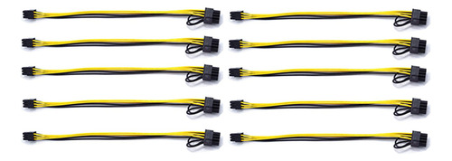 Cable De Alimentación De Adaptador Pcie Macho De 6 Pines A 8