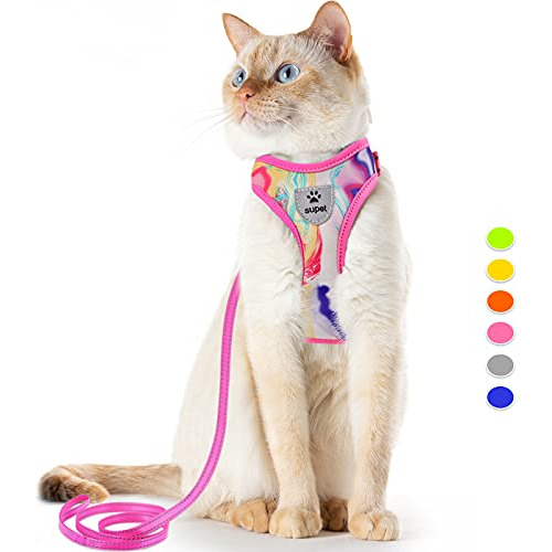 Cat Harness And Leash Set Stylish Escape Proof Cat Vest...