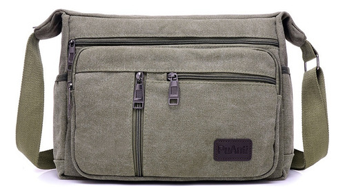 Bolso De Lona Para Hombre, Bolso Cruzado Informal De Viaje,