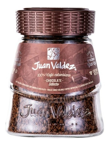 Cafe Juan Valdez Soluble Sabor Chocolate 95 Gr.