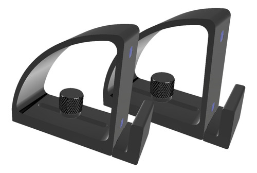 Kit De Suportes De Mesa E Rack Para Tv / Monitor Ajustável