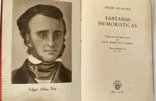 Edgar Allan Poe/ Fantasías Humorísticas / Aguilar, Crisol B2