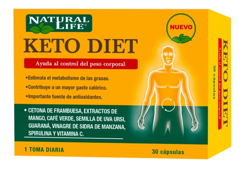 Keto Diet X 30 Caps. Natural Life