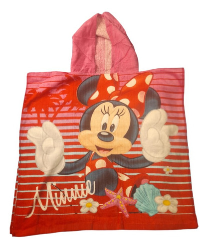 Toalla Poncho Infantil Diseños Disney Niña Y Niño Algodón