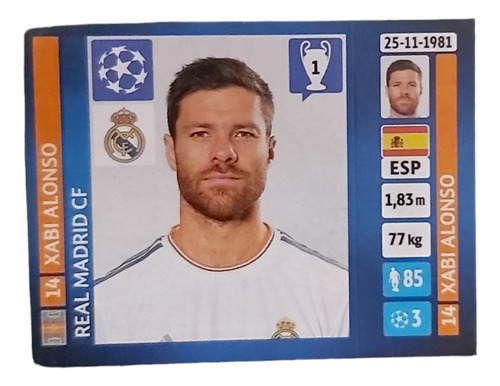 Figurita Xabi Alonso Champions League 2013-2014