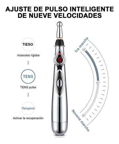 Pluma Acupuntura Masajeador Electrónica Para Alivio De Dolor