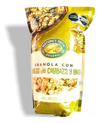 Granola Orgánica Semilla De Calabaza Linaza Natures Path 1kg